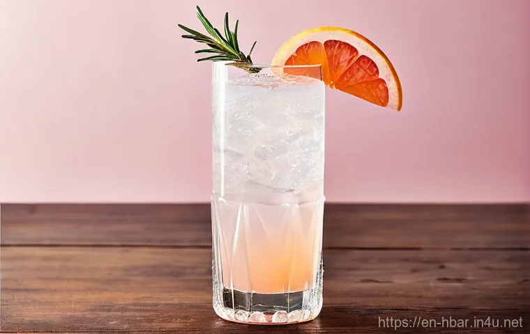 홈바텐더 허브 칵테일 - **"A warm, inviting overhead shot capturing the process of making an herb-infused simple syrup. Clea...